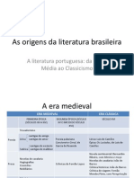 As Origens Da Literatura Brasileira