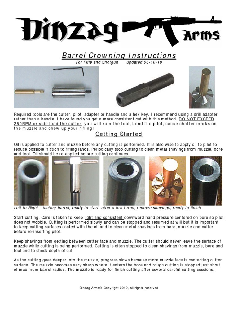 Crowning PDF Gun Barrel Rifle