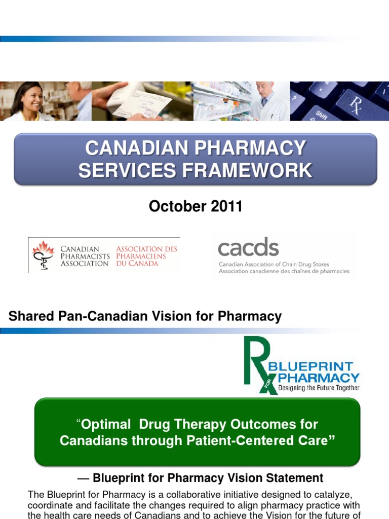 Canadian Pharmacy Services Framework PDF Pharmacy Medical