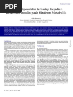 Download Peran Adiponektin Terhadap Kejadian Resistensi Insulin Pada Sindrom Metabolik 4 by Husni Irchy SN145204431 doc pdf