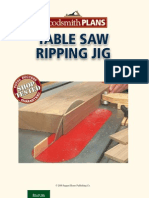 Table Saw Ripping Jig