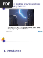 The Role of Electrical Grounding in Surge and Lightning Protection