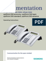 OptiPoint 500 HP500-HP3000-HP5000