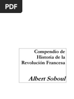 SOBOUL, ALBERT - Compendio de Historia de La Revolución Francesa (Por Ganz1912)