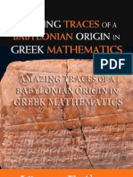 106782752 Amazing Traces of a Babylonian Origins in Greek Math