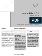 2011 ARMADA Owner's Manual