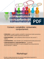 Factori Ce Influenteaza Comportamentul Consumatorului