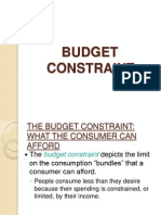 Budget Constraint