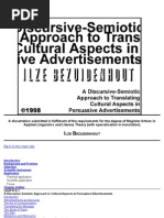 A Dissertation Submitted in Fulfilment of the Requirements for the Degree of Magister Artium in Applied Linguistics and Literary Theory Httpilze.orgsemioindex.htm