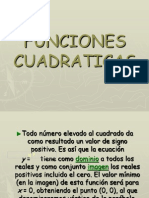 FUNCIONES Cuadráticas