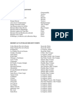 Reservas Naturales de Guatemala