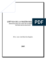 Bautista - Critica de La Razon Boliviana