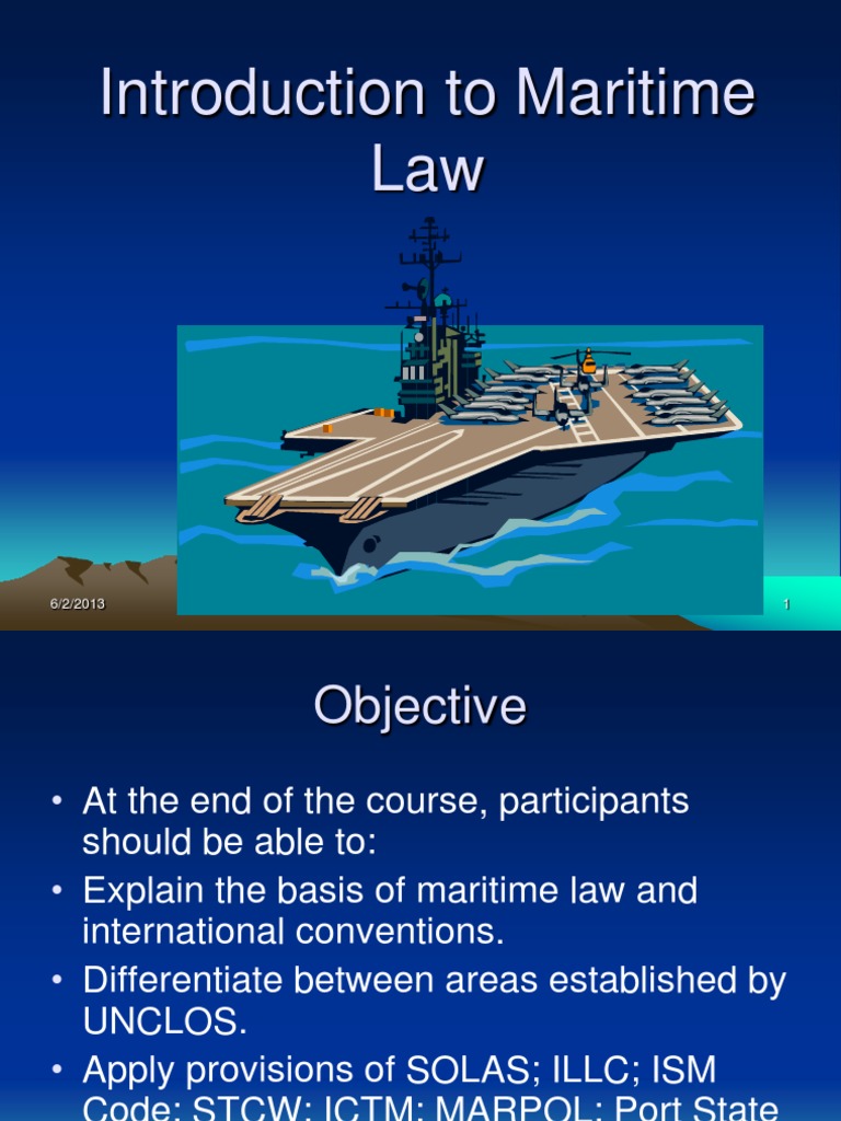 phd on maritime law