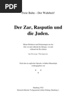 ThompsonGeorge-DerZarRasputinUndDieJuden192262S Text PDF