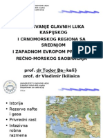 Povezivanje Glavnih Luka Kaspijskog I Crnomorskog Regiona Sa Srednjom I Zapadnom Evropom Primenom Recnomorskog Saobracaja