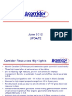 Corridor Resources - 13-June-2012 Presentation