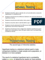 5 Hypothesis Testing