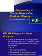 FPL Proposal For A Florida Renewable Portfolio Standard: FPSC Staff Workshop December 6, 2007