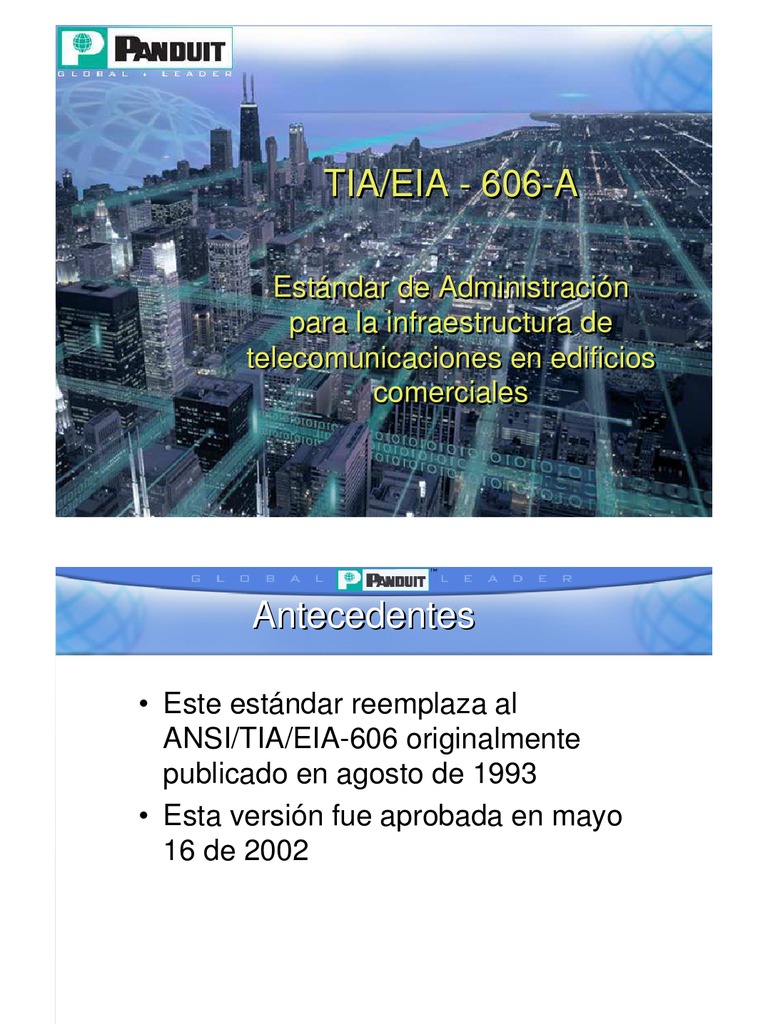 Tia/eia - 606-A | PDF | Software | Telecomunicaciones