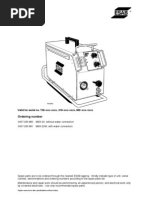 Spare Parts List: Valid For Serial No. 726 - XXX - XXXX, 410 - XXX - XXXX, 502 - XXX - XXXX