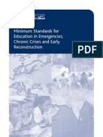  INEE – Minimum Standards for Education in Emergencies, Chronic Crises and Early Reconstruction 