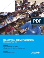 Education in Emergencies-A Resource Tool Kit