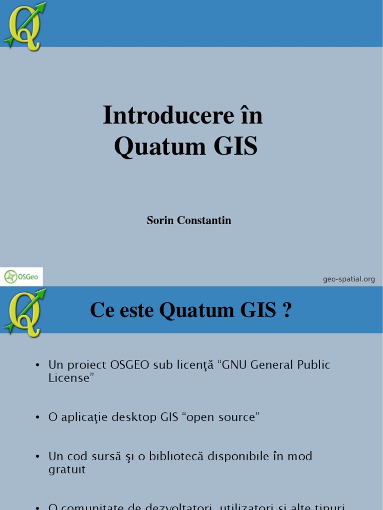 Quantum Gis | PDF