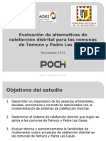 Calefacción Distrital para Temuco y PLC