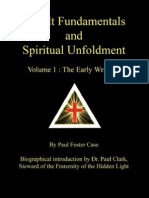 Case Paul Foster - The Early Writings Volume 1 Occult Fundamentals Spiritual Unfoldment
