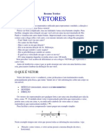 Resumo Teórico Vetores PDF