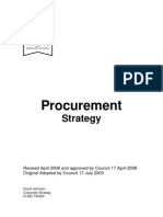Procurement Strategy For Construction Projects