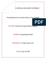 Psicopatología de Las Conductas Motoras, Tics y Lenguaje