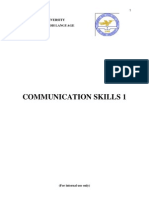 Communication Skills (09av 12av201,2) LTBVY W1-15