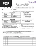 Bio 1002 B Mar Feedback