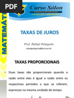 Matematica.rafael.taxas de Juros