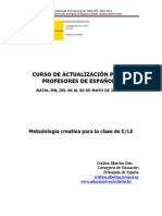 Metodología creativa para la clase de ELE - Metodología creativa para la clase de ELE - Cristina Albertos Díez