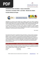 130 questões CETRO sobre Noções de Informática MÉDIO - Ministério das Cidades www.informaticadeconcursos.com.br