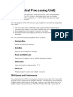 CPU (Central Processing Unit) : Address Bus