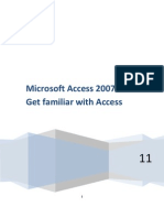 MS Access 2007 Tutorial Get Familiar With Access PDF