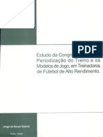 81890850 Estudo Da Congruencia Entre Periodizacao Do Treino e Os Modelos de Jogo Em Treinadores de Futebol de Alto Rendimento