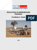 Facilitator's Guide: Education in Emergencies