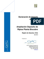 DIA Pucobre Ampliacion Depositos de Ripios Biocobre