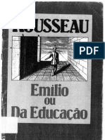 ROUSSEAU. Emilio Ou, Da Educacao