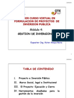 Modulo 6. - Gestion de Inversiones