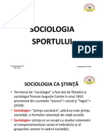 Sociologia Sportului
