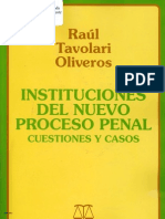 Instituciones Del Nuevo Proceso Penal - Raul Tavolari