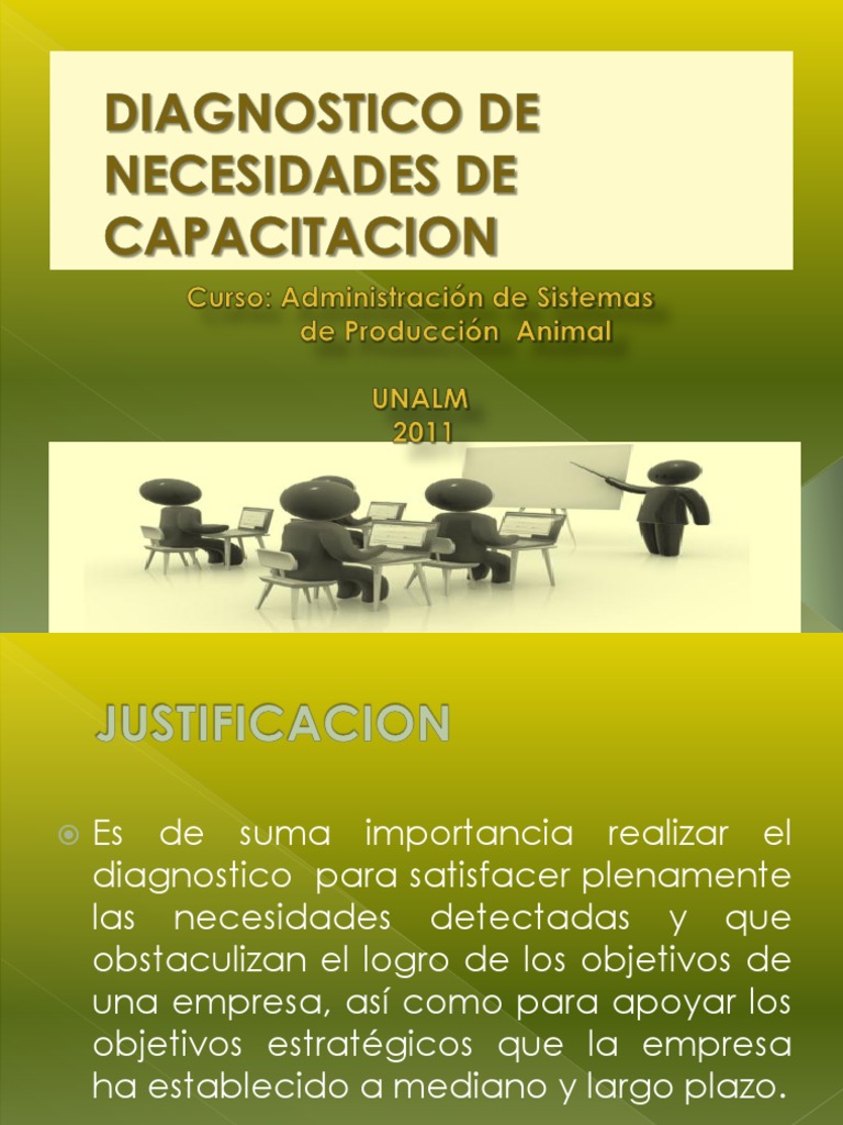 Diagnostico de Necesidades de Capacitacion Recursos