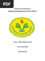 Download Makalah Implementasi Pembelajaran Blended Learning by Agung Surya SN145372654 doc pdf