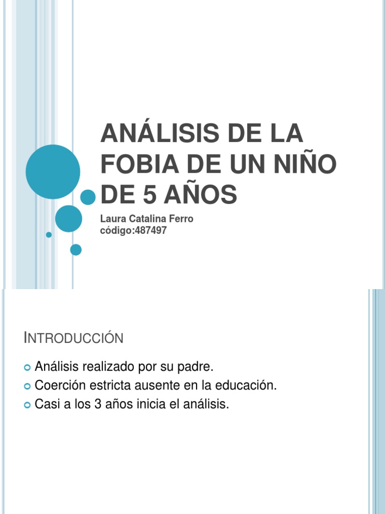 Análisis de la fobia infantil en Juanito | PDF | Psicoanálisis ...