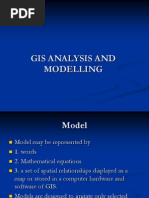 Gis Analysis and Modelling